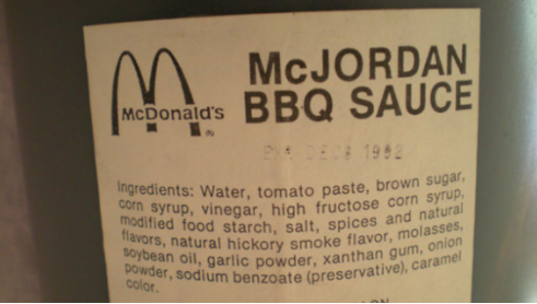 McDonald's McJordan BBQ Sauce Fetches $10k on eBay
